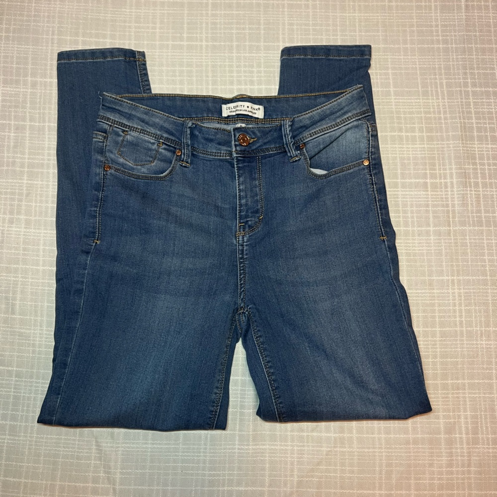 Denim skinny jeans